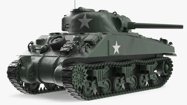 M4 シャーマン戦車を Maya 用に改造3Dモデル - TurboSquid 2325545