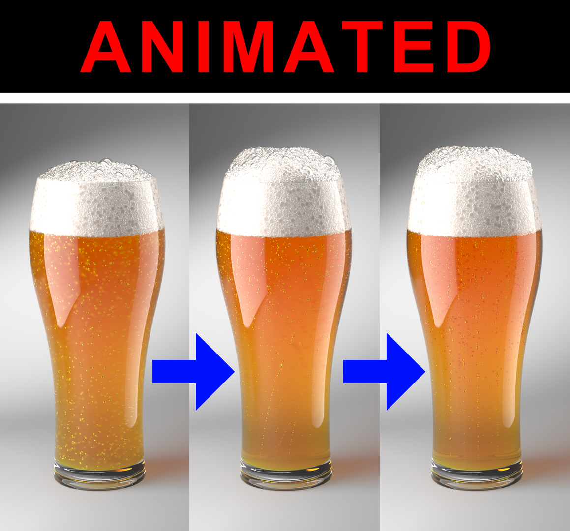 Animated Beer 3D TurboSquid 1746004