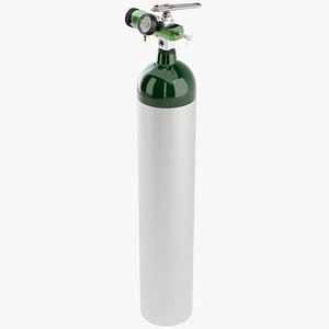 3D model Oxygen Cylinder Tank