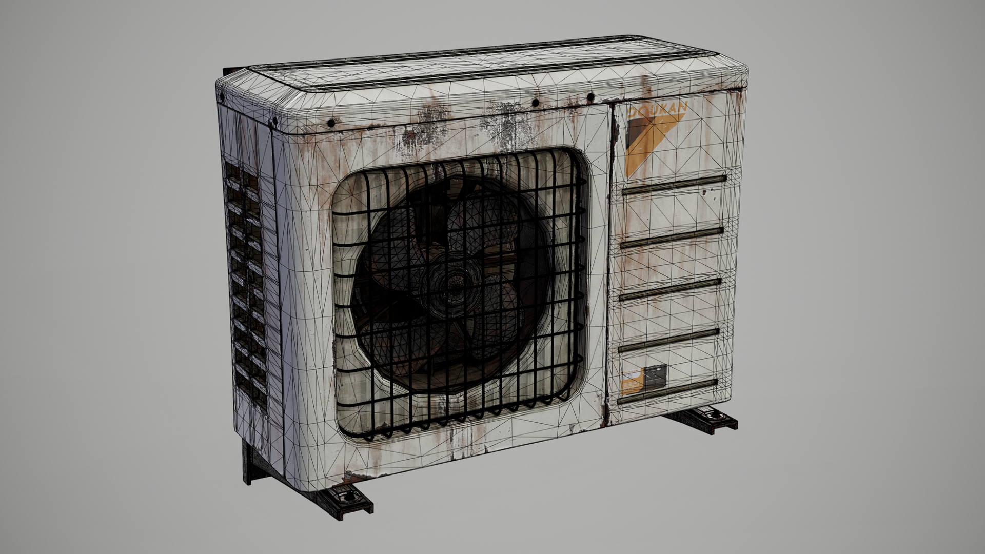 3D model Air Conditioner Outdoor Unit - TurboSquid 1722179