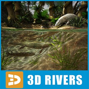 evolution scene 3d model