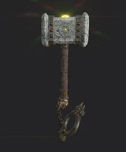 3D doomhammer model