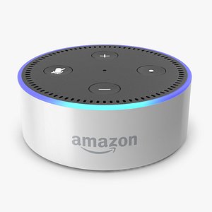 Animated Amazon Echo Dot White (2nd Generation)