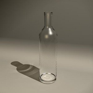 Clear Glass Bottle