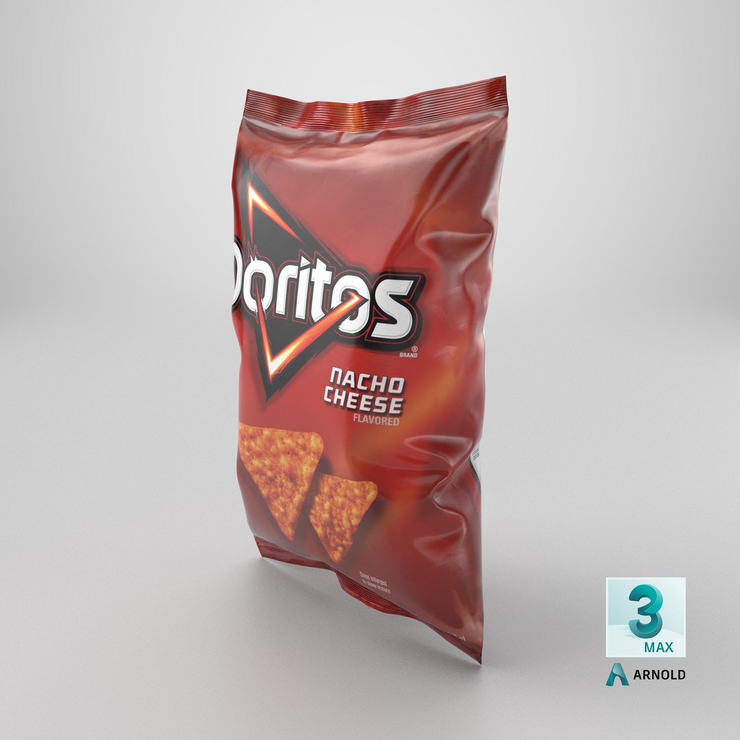 Doritos Nacho Cheese Flavored Tortilla Bag model https://p.turbosquid.com/ts-thumb/nD/Ju8of2/Gt/stemcell_max_arnold_render/png/1783695672/1920x1080/fit_q87/d10b8abc858c6bdced6ec6cc75a86ec3f154801a/stemcell_max_arnold_render.jpg