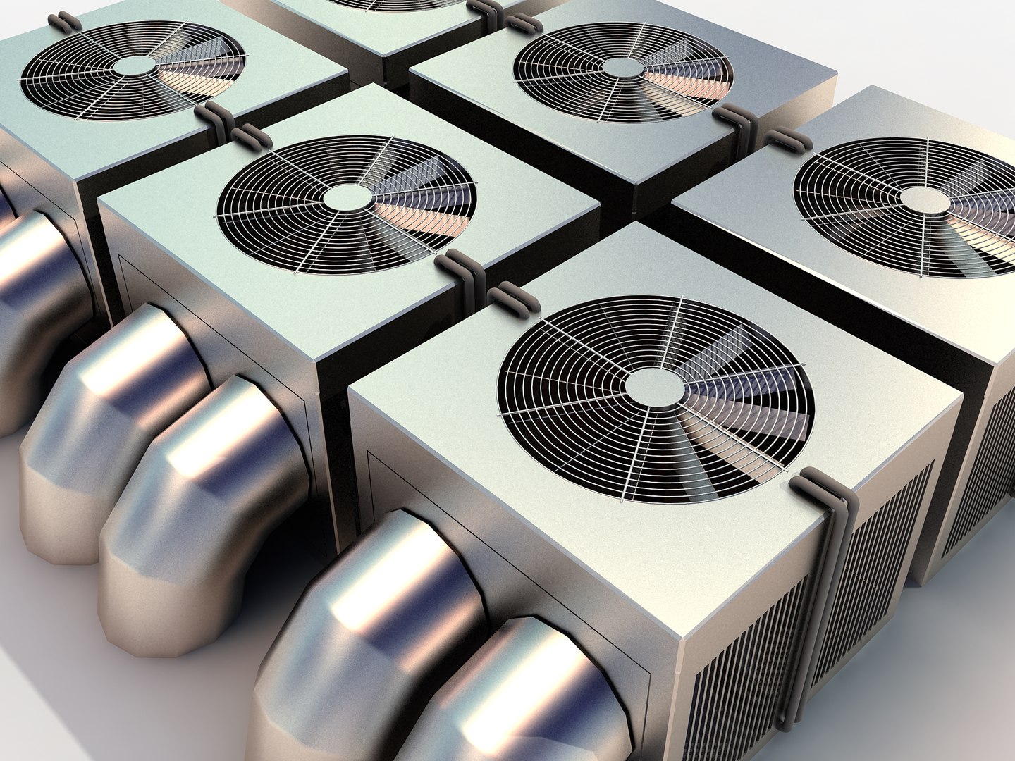 Cooler Ac Hvac 3d Model