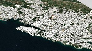 3D Cityscape Zadar Croatia
