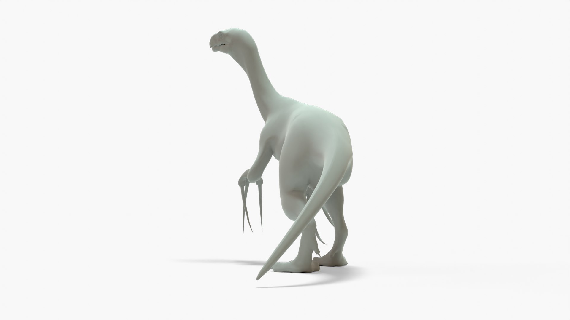 3d Therizinosaurus Rigged Basemesh Skeleton Turbosquid 2109451