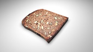 3D Danish Rye Bread