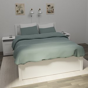 Bed IKEA SONGESAND 3D
