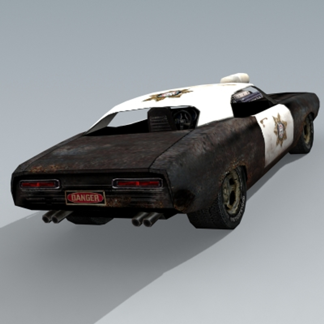 3d car police
