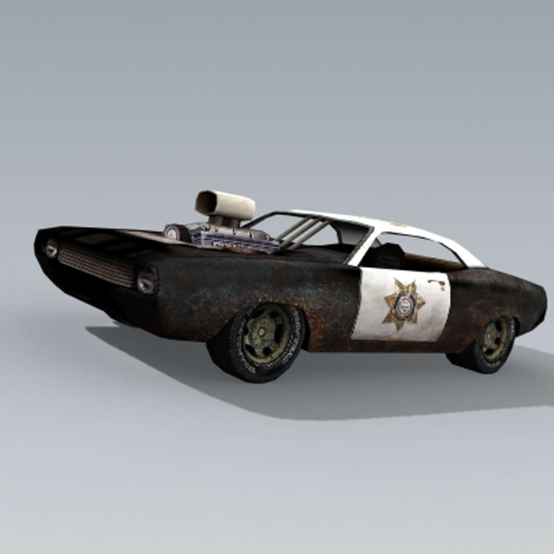 3d car police