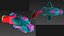 Fish Humphead Wrasse or Napoleonfish Low-poly