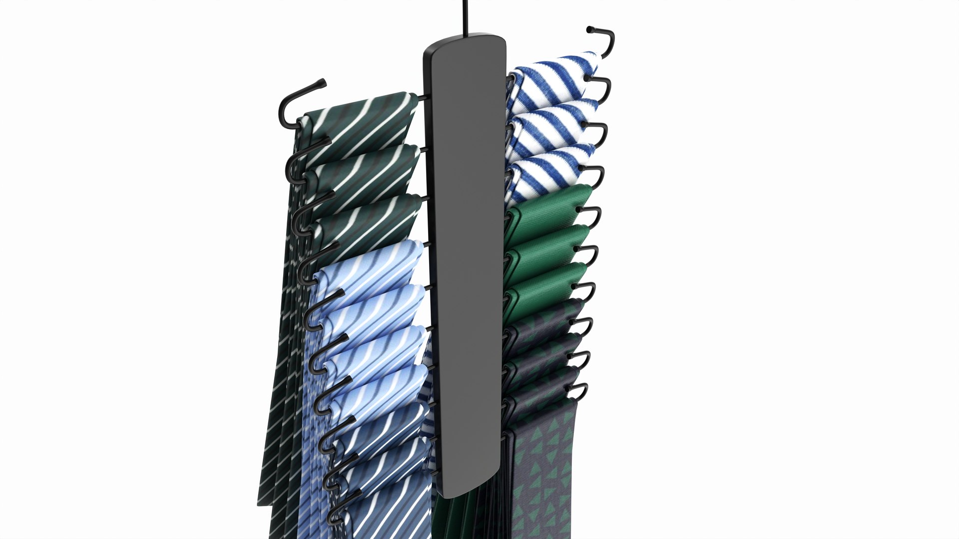 Store 20 Tie Hanger 3D Model - TurboSquid 2188097