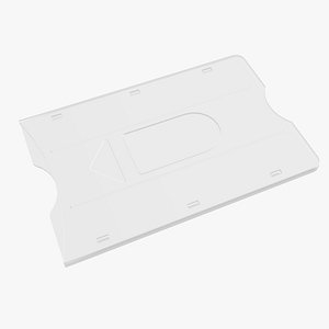 Credit card plastic cover model