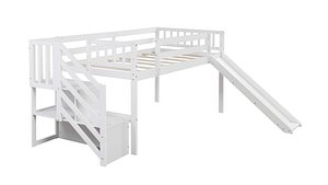 Loft Bed with Slide 3D