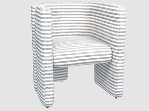 fairfax chair swift thunder 3D model