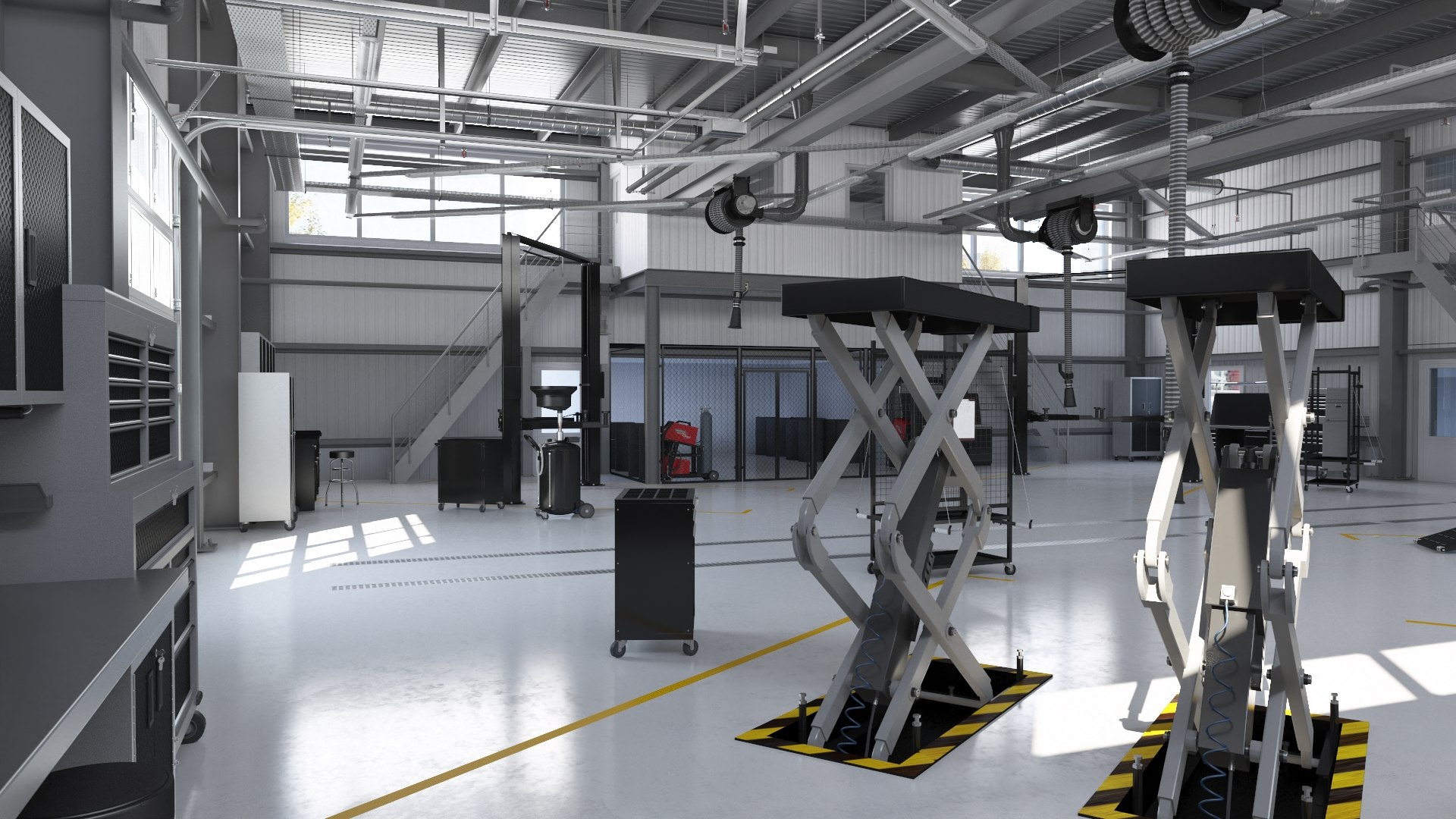 Car Service 5v2 3D - TurboSquid 2094750