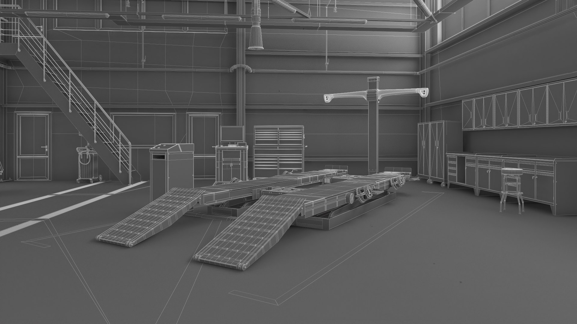 Car Service 5v2 3D - TurboSquid 2094750