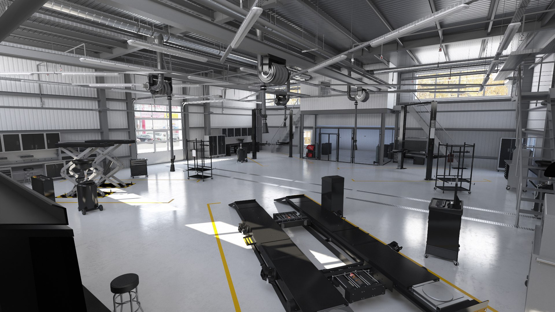 Car Service 5v2 3D - TurboSquid 2094750