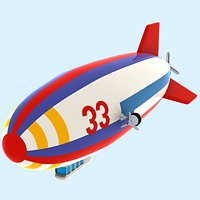 Cartoon Airship