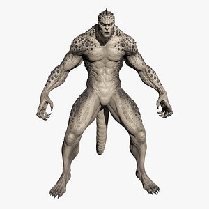 Lizard Creature Sculpt