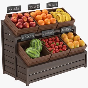 Supermarket Fruit Display