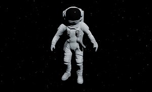 Astronaut Raw Sculpt 3D model
