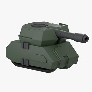 Army Tank 3D Illustration