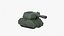 Army Tank 3D Illustration