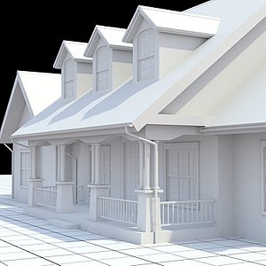 american house 3d model