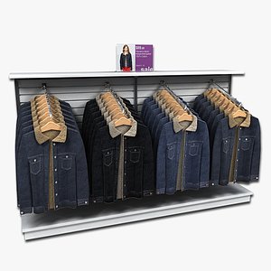 display women coats 3d model