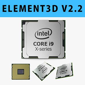 E3D - Intel Core i9 X-series Processor 3D model
