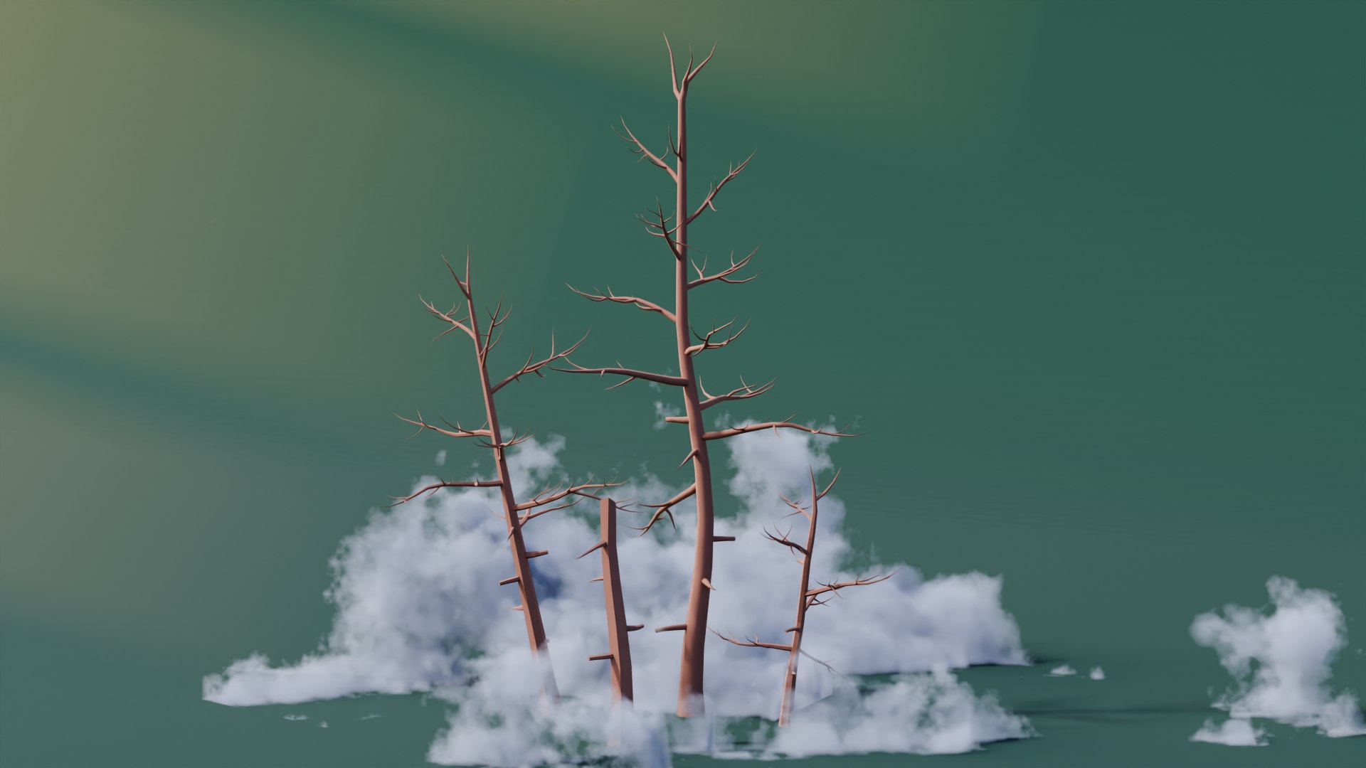 Low Poly Mountain Trees 3D Model - TurboSquid 2398688