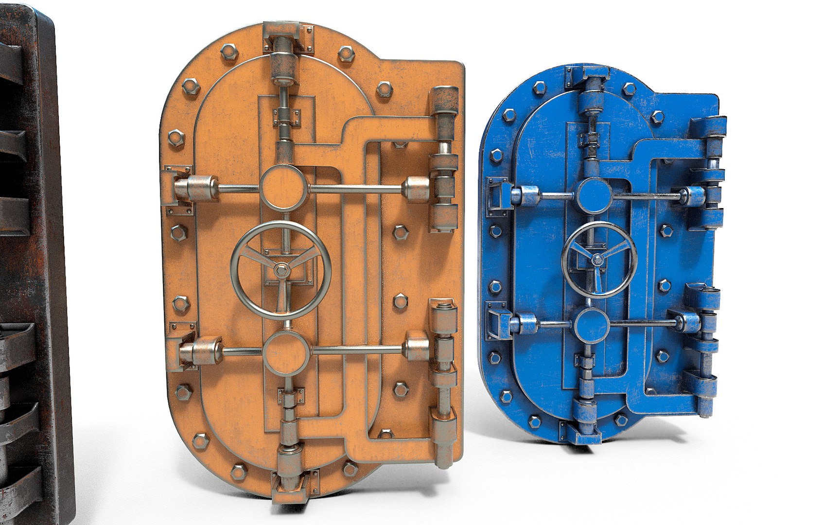 low-poly metal door 3D https://p.turbosquid.com/ts-thumb/nD/uQy0a4/YA/04/jpg/1726515906/1920x1080/fit_q87/dbaf21d289480a6521c9fff70fb9dcf2e0101f20/04.jpg