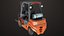 Empilhadeira 02 Laranja Todas as texturas PBR Unity UE