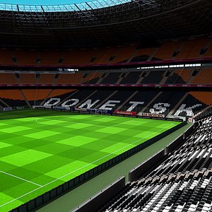 donbass arena ukraine 3d model