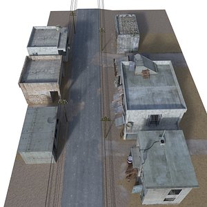 Slum Arab House Interior and Exterior