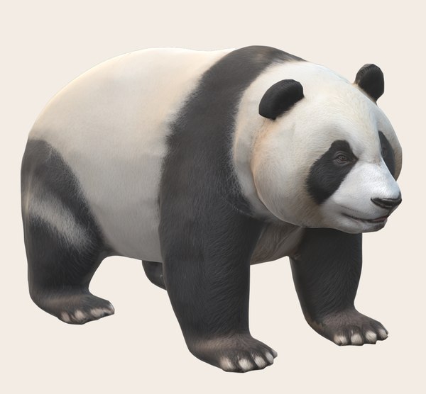 ジャイアントパンダ3Dモデル - TurboSquid 2230769