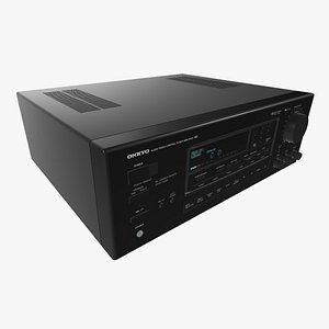 3d model of stereo receiver onkyo