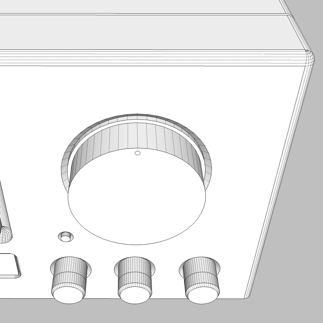 3d Model Of Stereo Receiver Onkyo