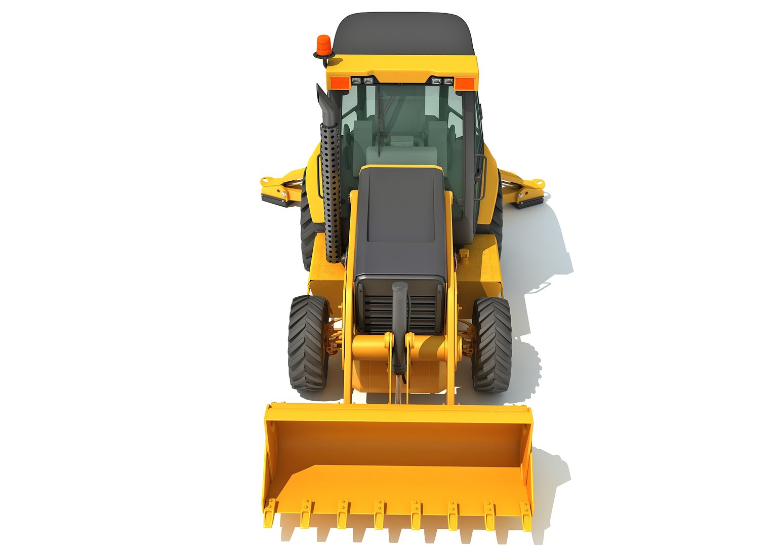 3D Backhoe Loader - TurboSquid 1398719