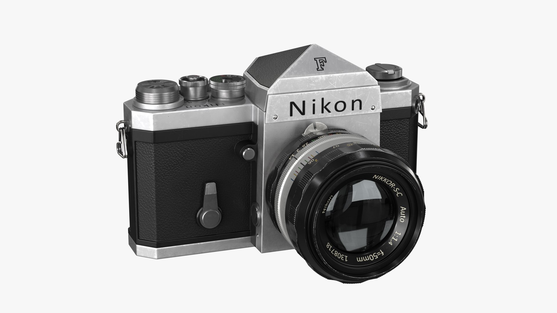 3D Retro Film Camera Nikon F TurboSquid 2179982