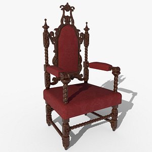 Renaissance Style HighBacked Chair model