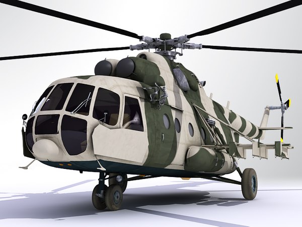 russian mil mi8 transportation 3d model