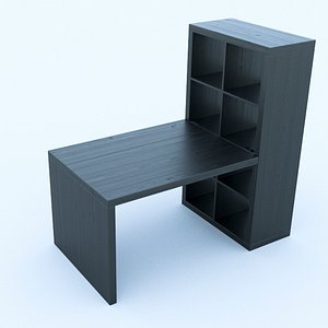 IKEA Desk with Bookcase Malm
