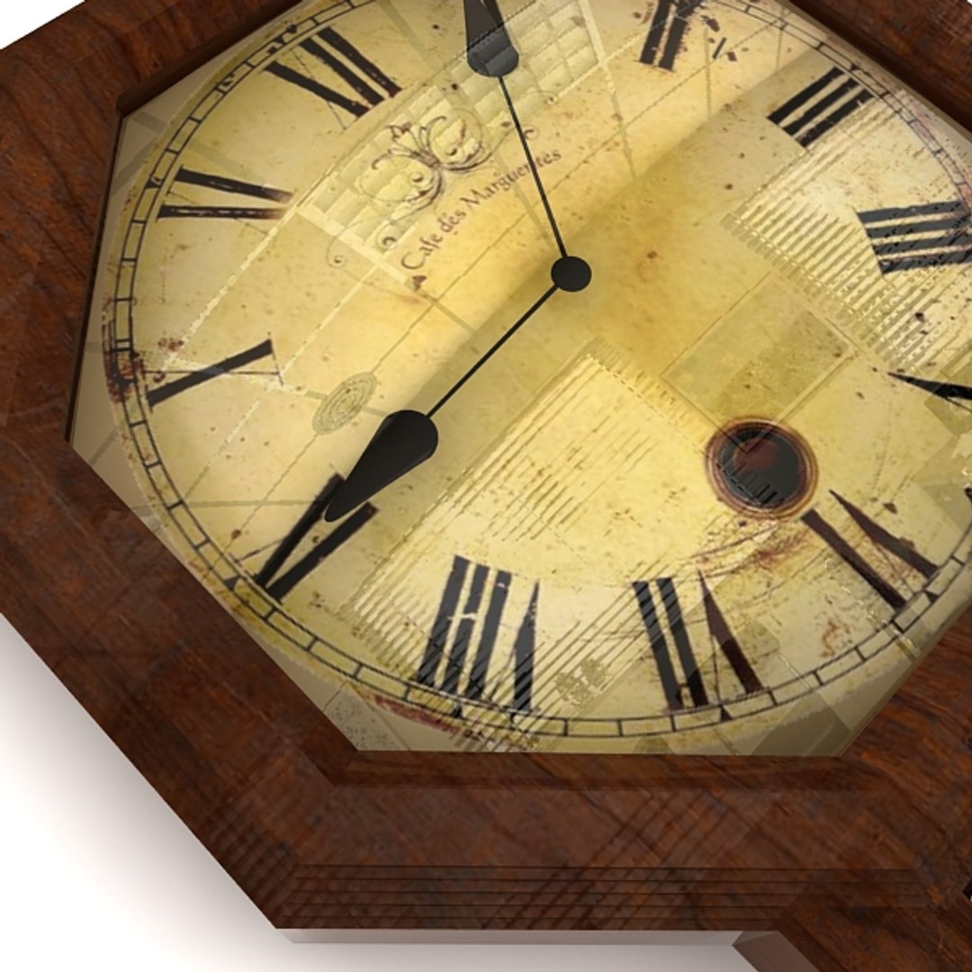 3d Model Of Historical Clock