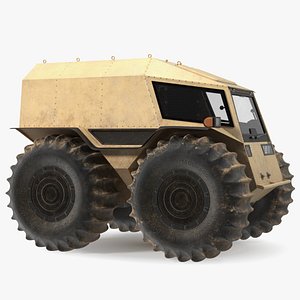Amphibious Sherp ATV Dirt 3D model