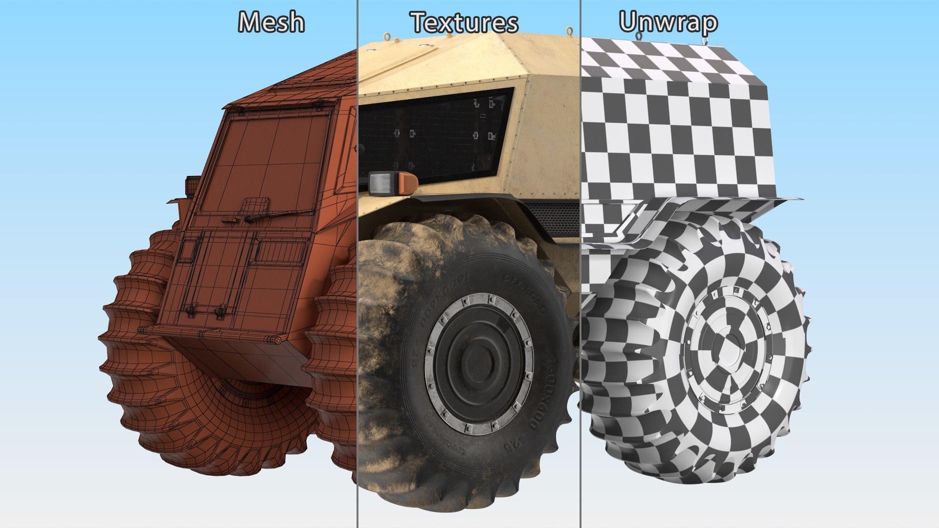 Amphibious Sherp ATV Dirt 3D model https://p.turbosquid.com/ts-thumb/nE/YWqIMH/tZ/amphibioussherpatvdirtvray3dmodel021/jpg/1702091032/1920x1080/fit_q87/cc7fa17ddf68fbcf871ccac4f39ae2d6272c3591/amphibioussherpatvdirtvray3dmodel021.jpg
