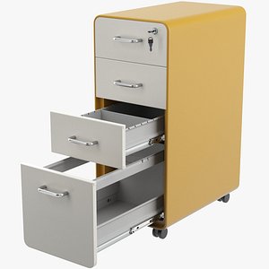 3D File Cabinet(2) model